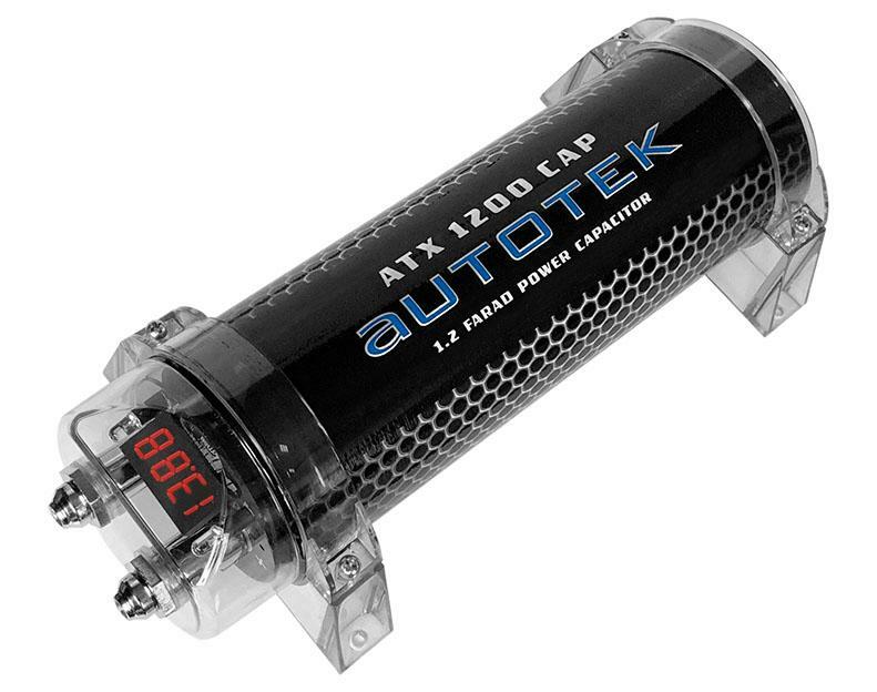 Autotek ATX1200CAP 1.2 Farad Buffer Capacitor Powercap