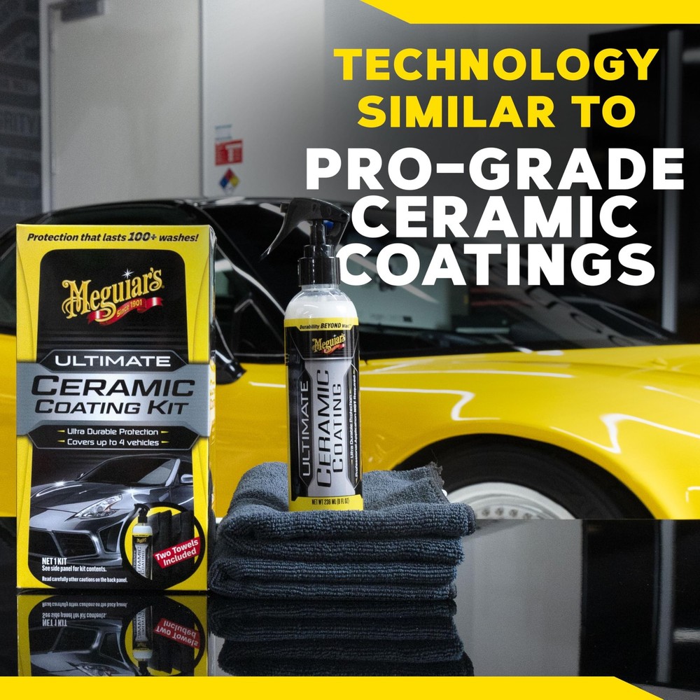 Meguiar's Ultimate Ceramic Coating Kit - Premium 2 Piece Kit, As Shown