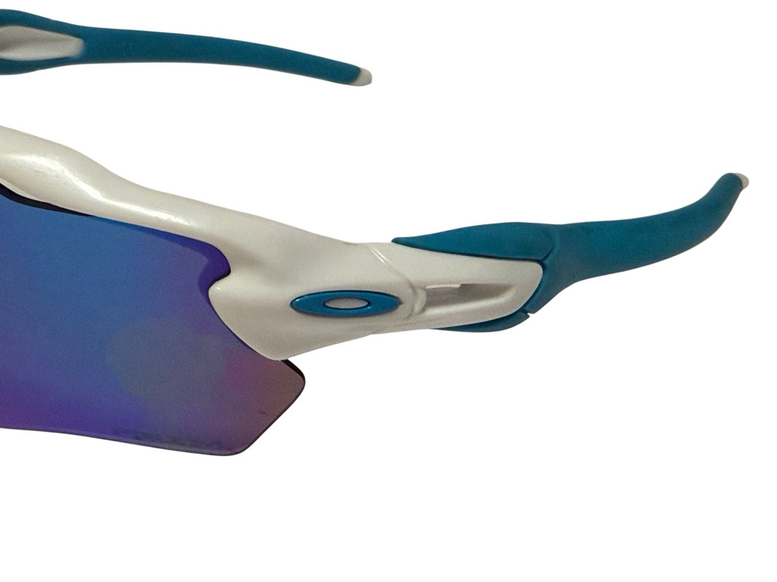 Oakley Radar EV XS OJ9001 White Blue Iridium Shield Sunglasses Cycling Youth TLC