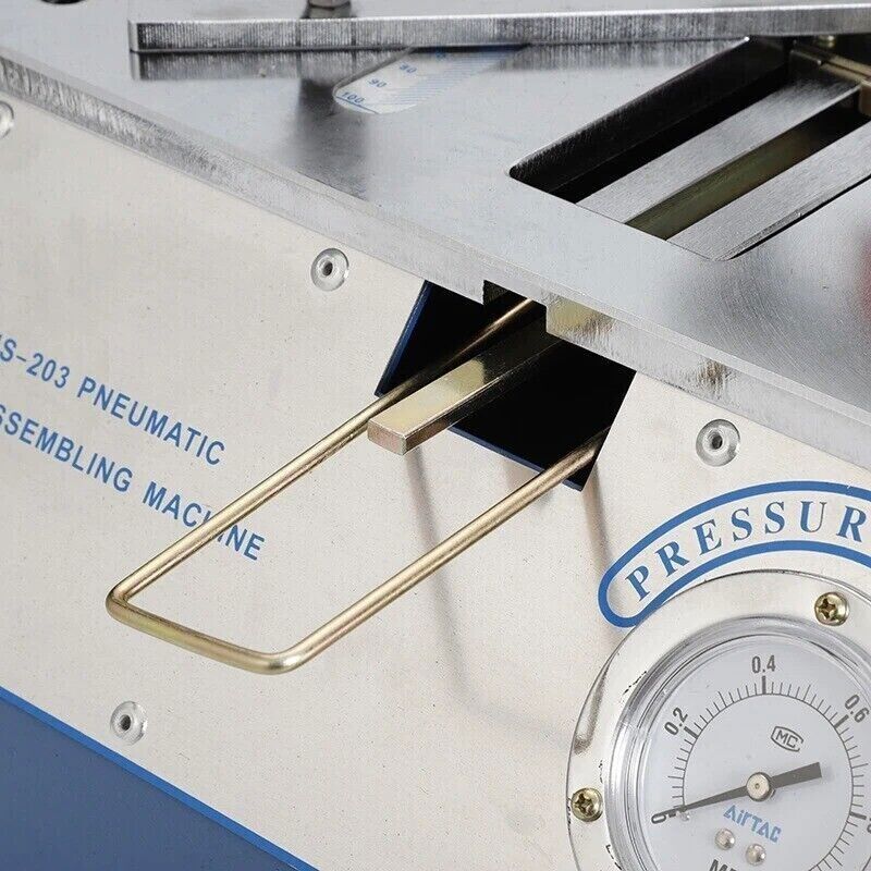 Bench-Top Type Picture Frame Underpinner Desktop Pneumatic Nail Angle Machine