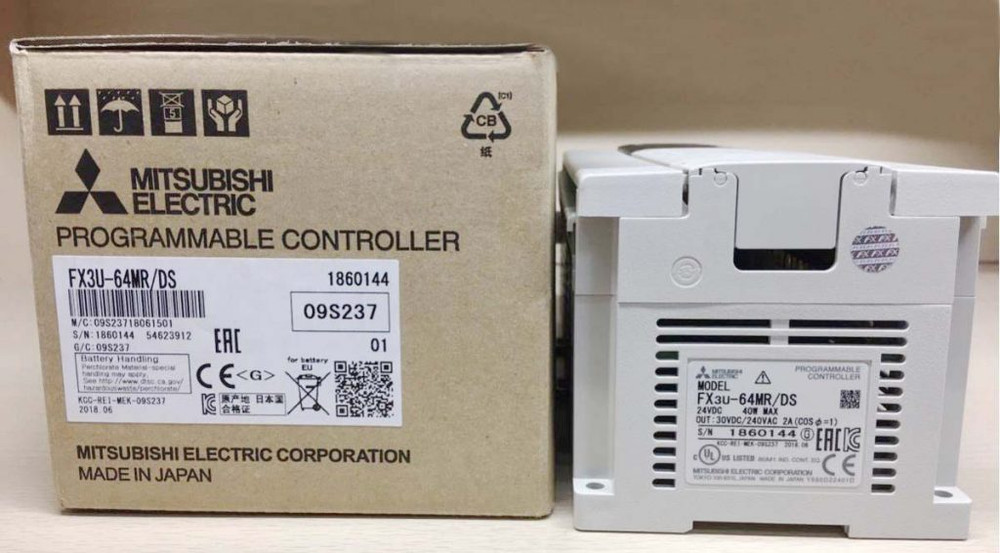 1PC New Mitsubishi FX3U-64MR-DS Programmable Controller FX3U-64MR/DS