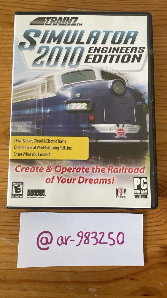 Trainz Simulator 2010 (Engineers Edition) (PC, 2010) DVD-ROM software tropics