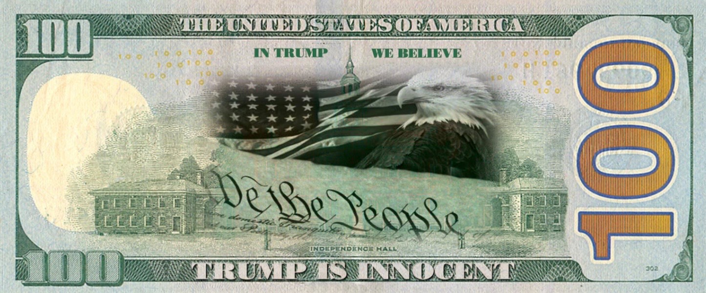 50 Pack President Donald Trump is Innocent POTUS Collectible Century $100 Dollar