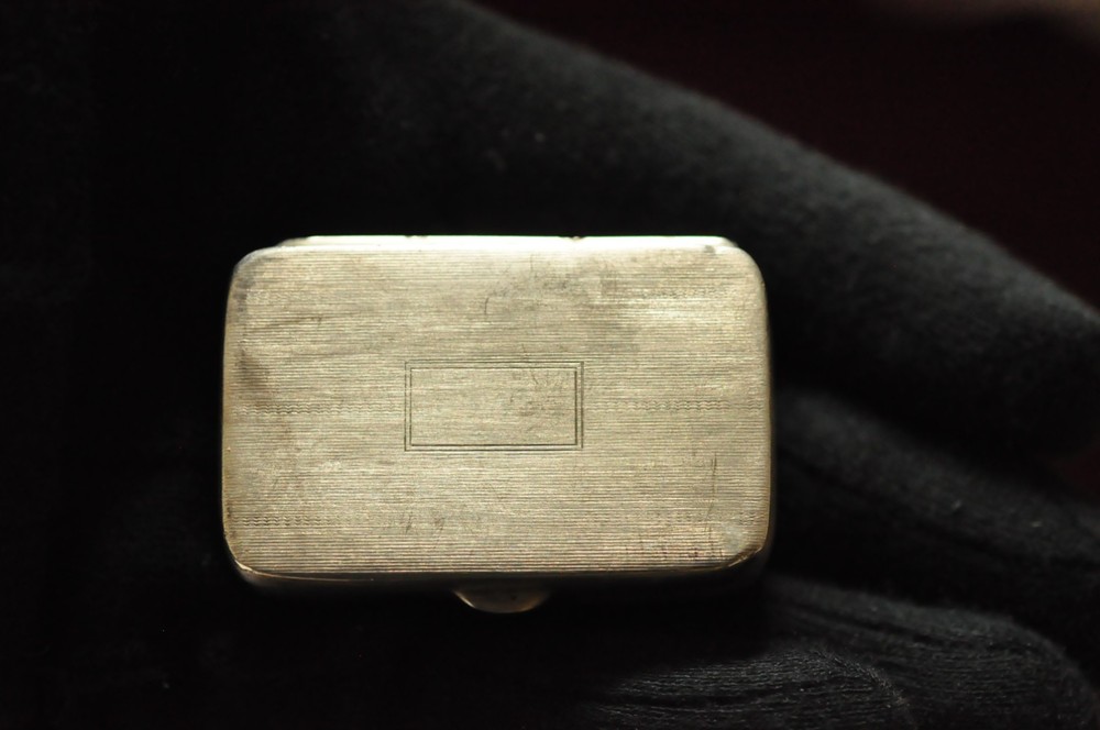 Vintage Webster Sterling Silver Pill Box – Rectangular 2" × 1.25" 30g No Monog.