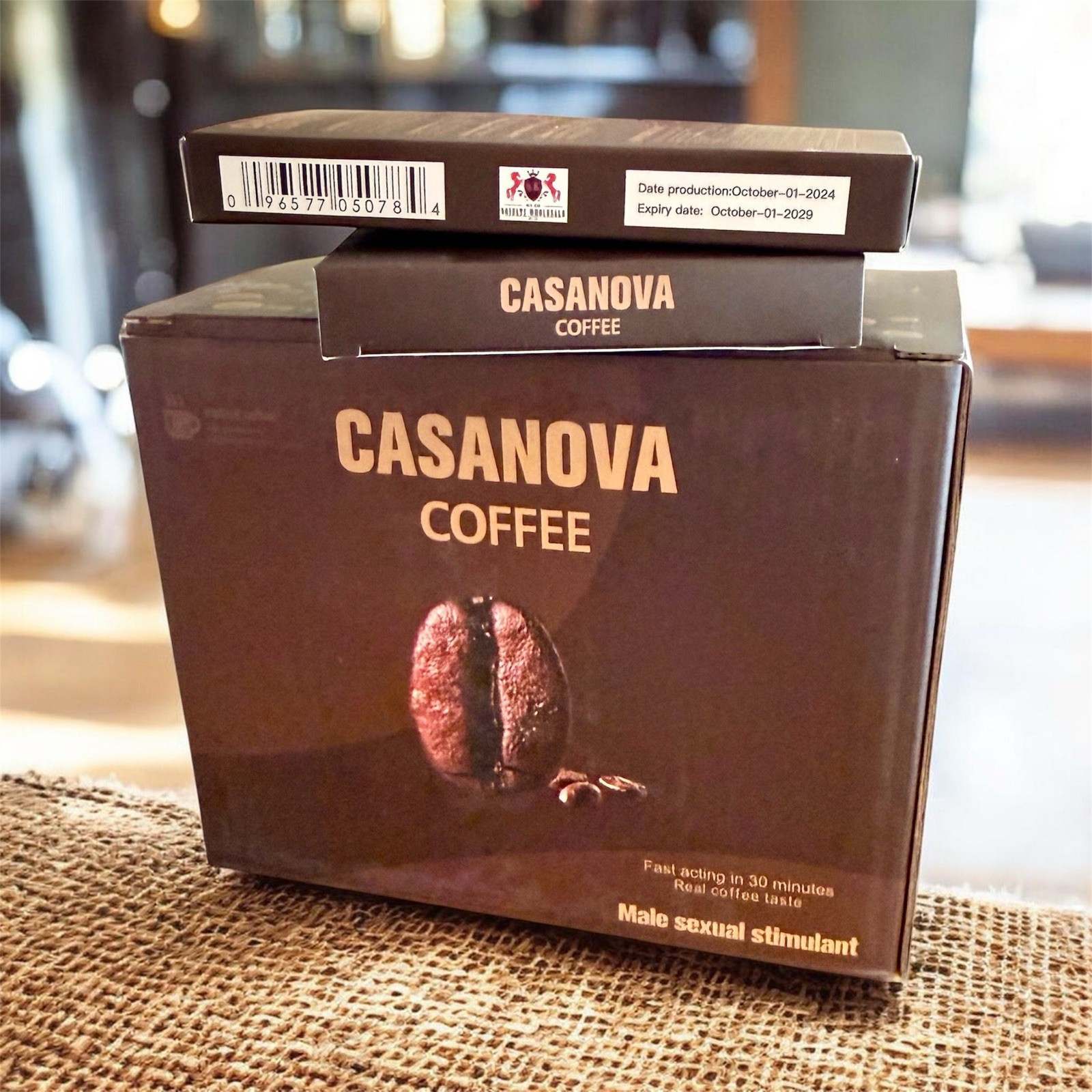 Casanova Coffee™ – Male Sexual Stimulant Blend (10-pack)
