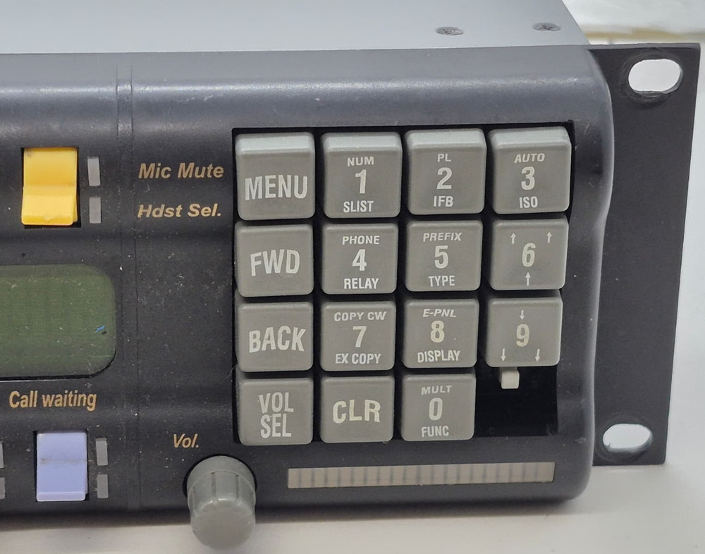 RTS KP-32 Telex 32-Key Intercom Panel Missing Button - As Is For Parts Only