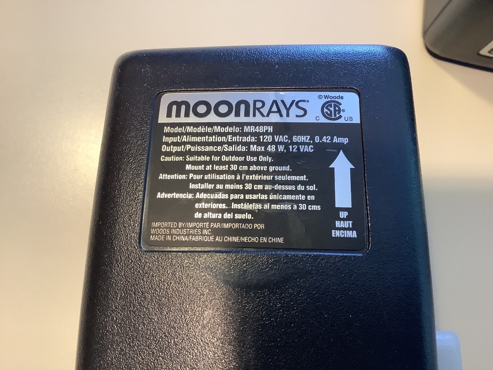 Moonrays Low Voltage Lighting Control Unit Transformer 60W 12V Timer Lot 2