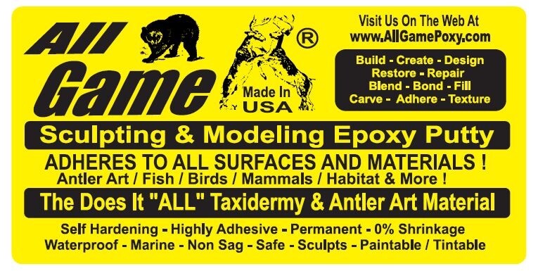 ALL-GAME The Antler Repair Material - FIX BROKEN & MISSING POINTS TINES - SMALL