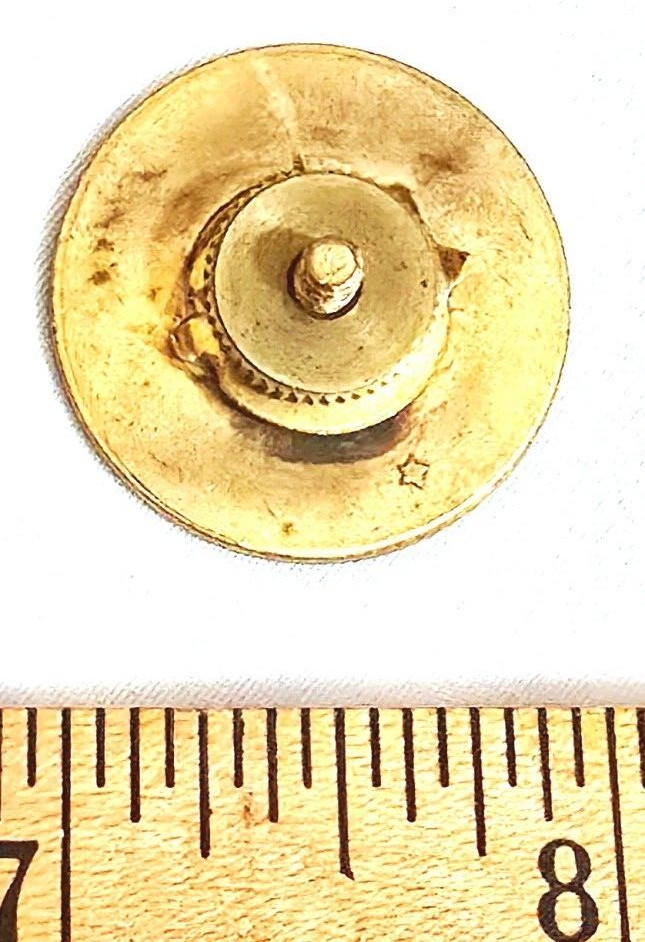 Older Brass Hat Lapel Pin "NOA"