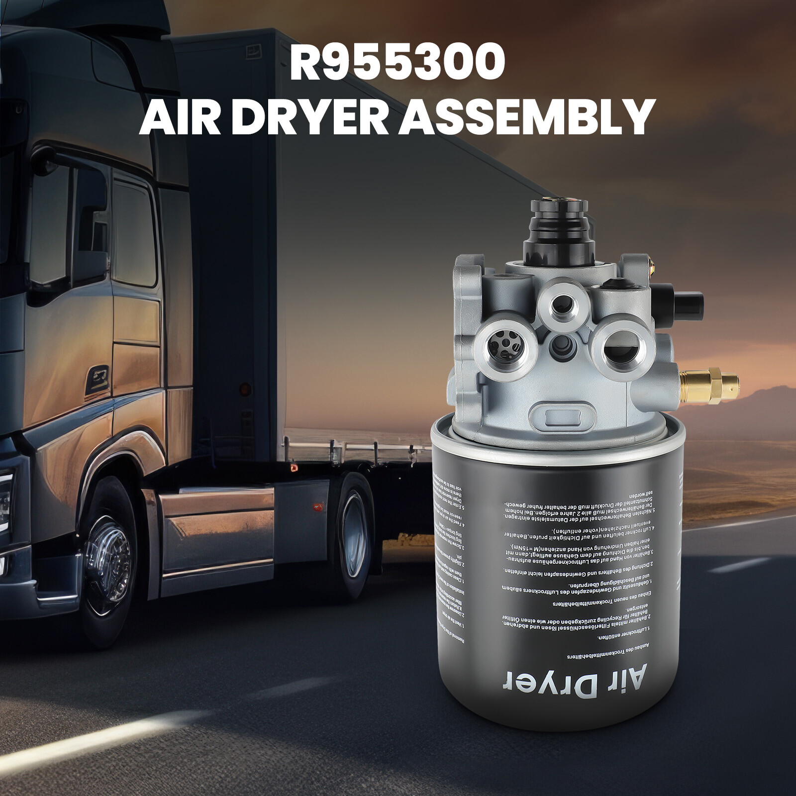 Air Dryer For Volvo SS1200P for International Kenworth Ref R955082 R955315