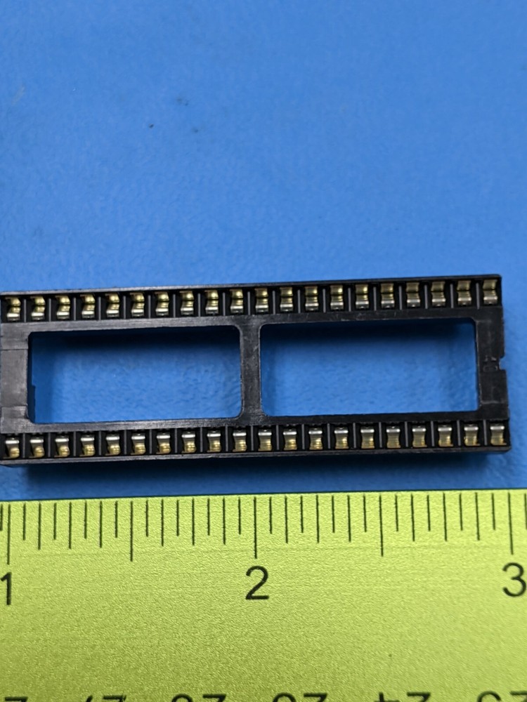 ( 6 pcs ) IC SOCKET 40 PIN DIP SOCKET PC PIN Through-hole , 2556-40T