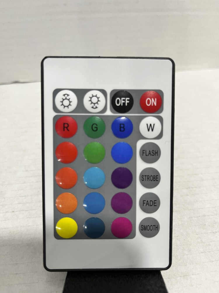 KISS Rock and Roll Over light box, colored bright LEDs with stand and remote