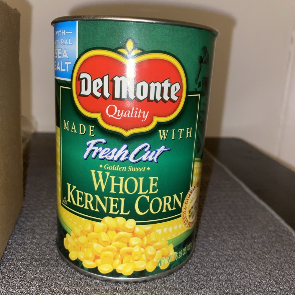 Del Monte Secret Stash Whole Kernel Corn Can