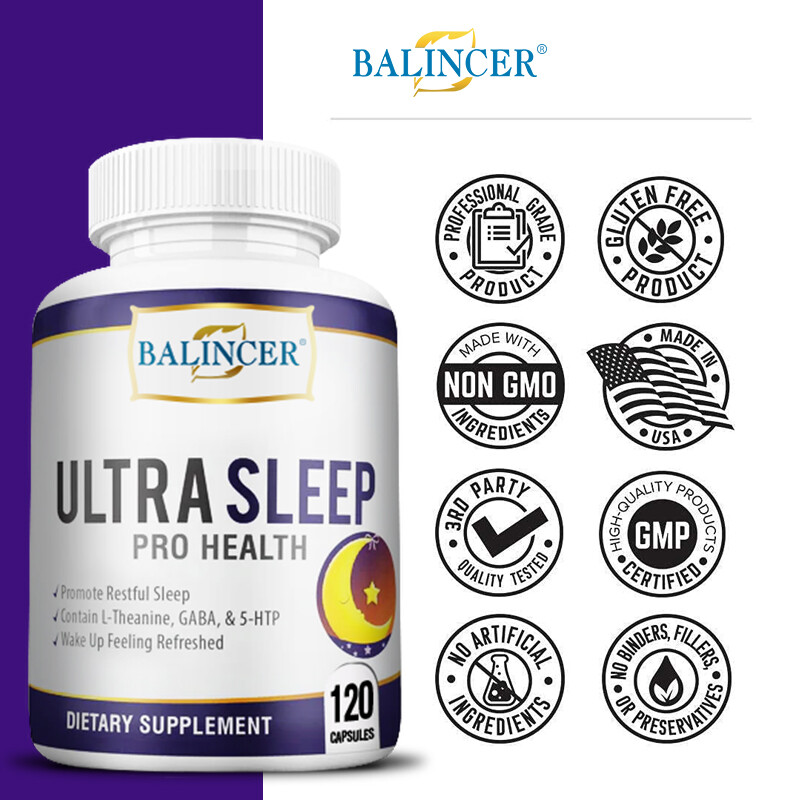 Sleep Support Improve Quality Fall Asleep Quickly Emotional Stability 120 Count