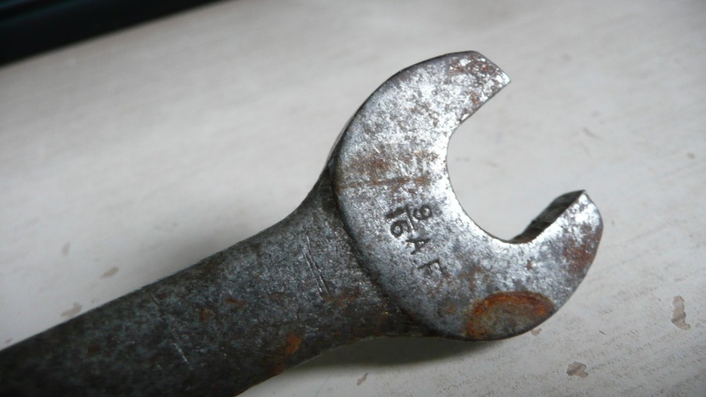 GORDON TOOLS SHEFFIELD OPEN ENDED SPANNER 5/8" AF & 9/16" AF
