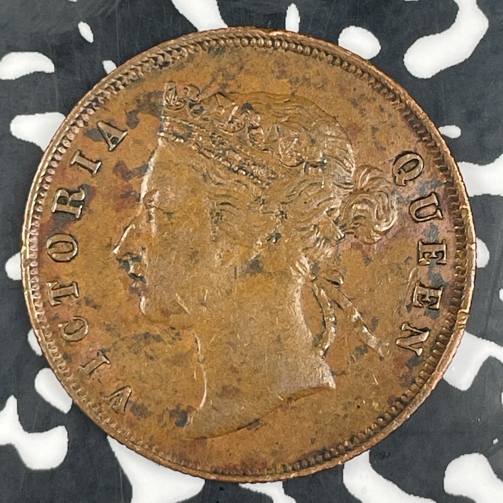 1897 Straits Settlements 1 Cent Lot#C9248 Nice!