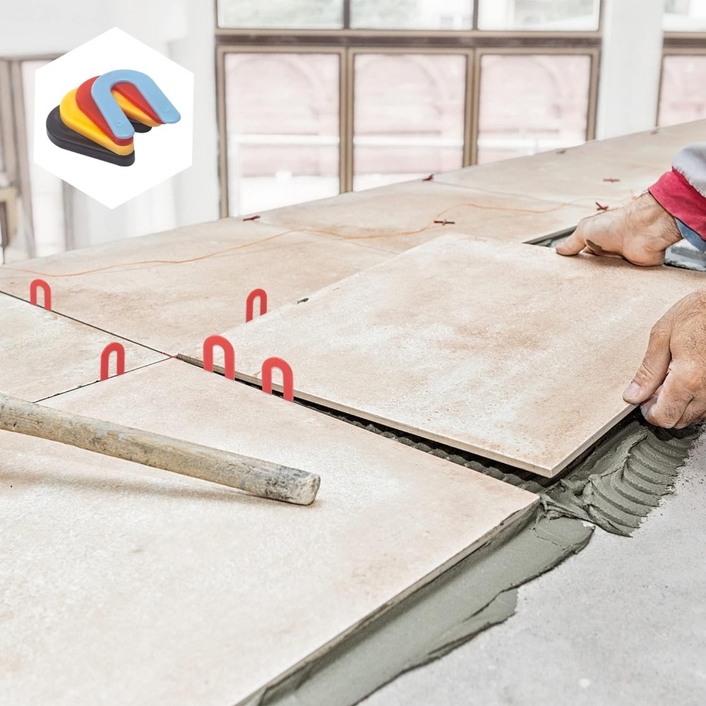 Tile Leveling Plastic Shims, U Shape Design, 400 Count Pack