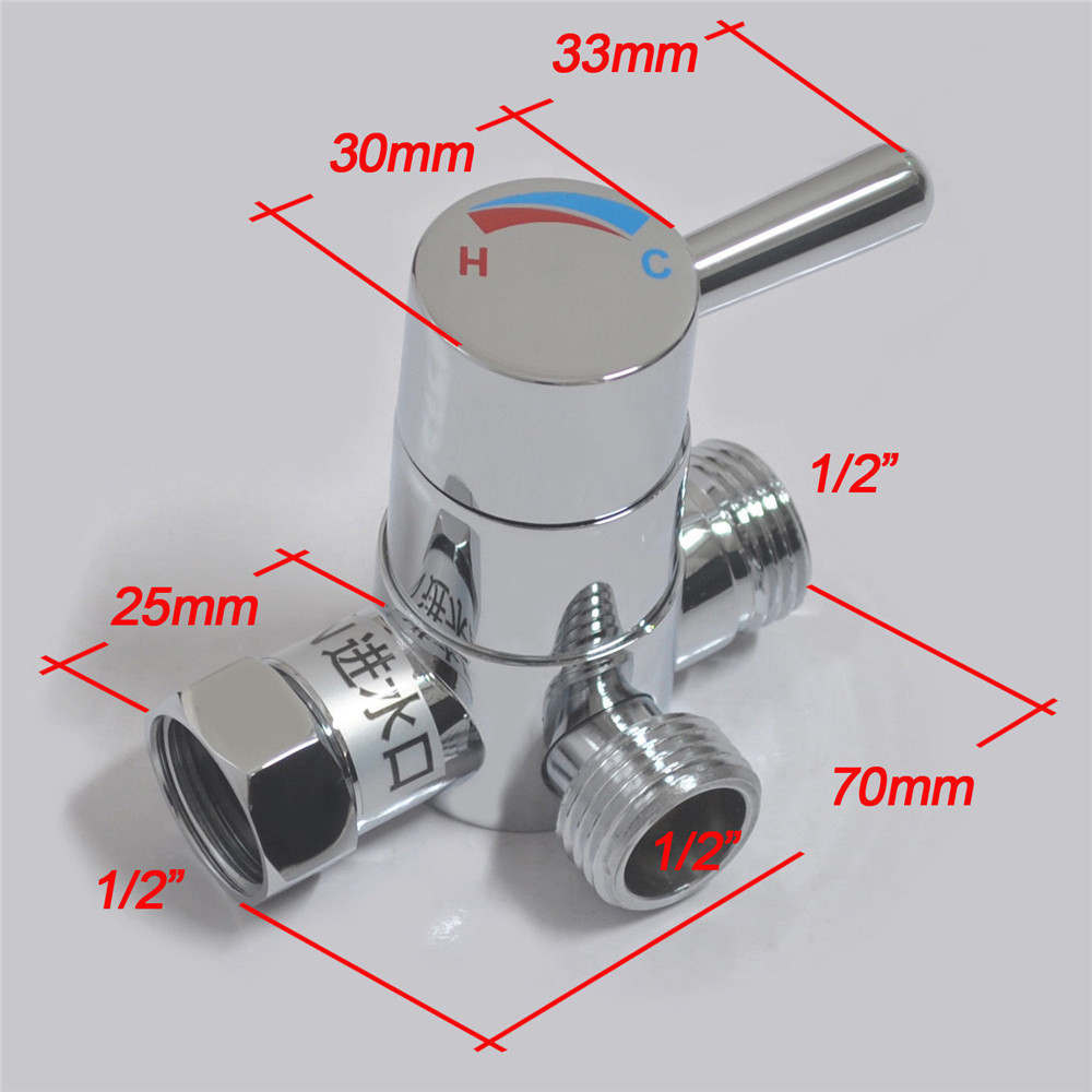 Bathroom Automatic Sensor Touchless Faucet Hot & Cold Water Temperature Control