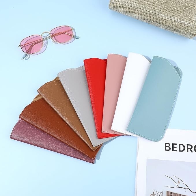 6 Pack Soft Glasses Case Eyeglass Case Sunglass Case