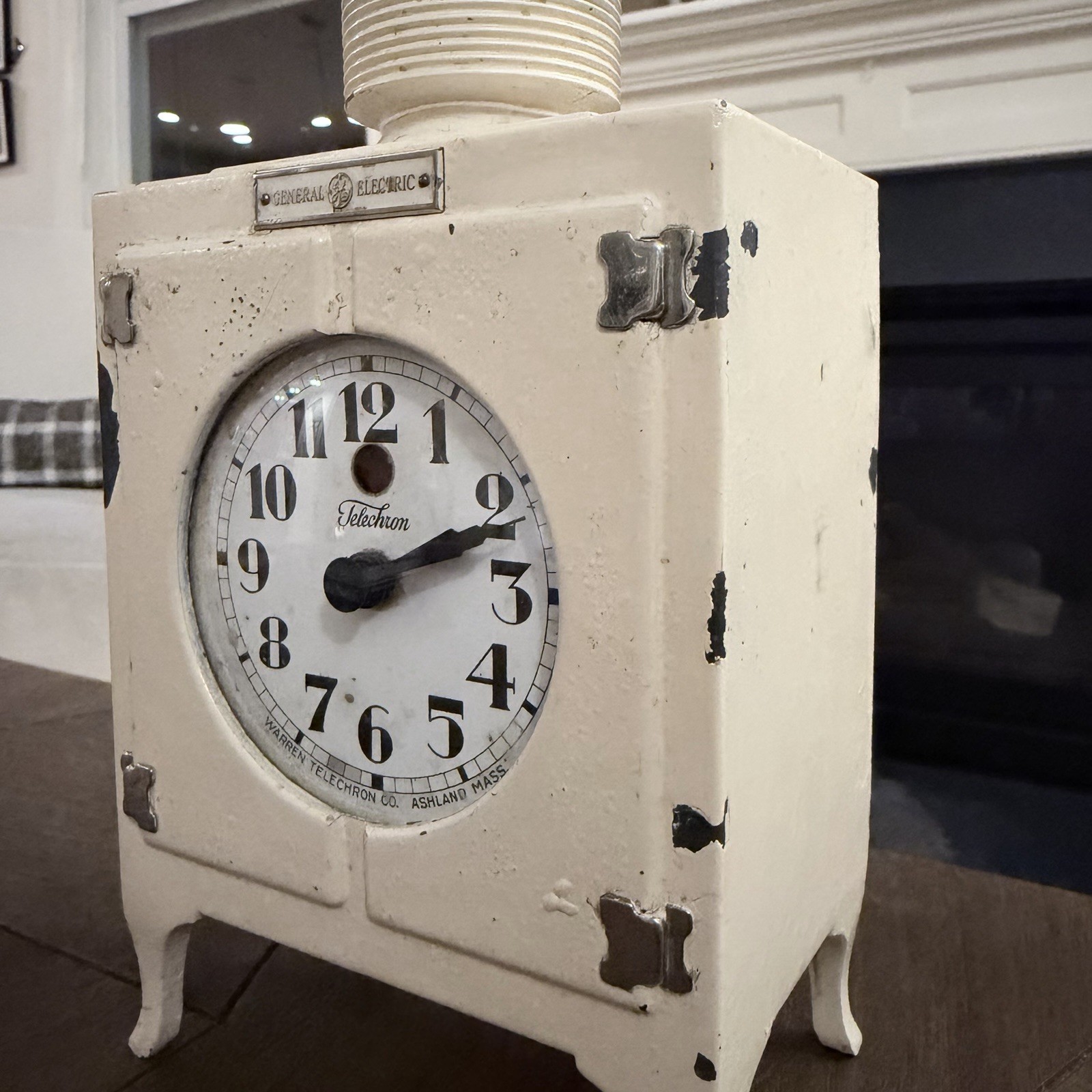 Vintage Telechron General Electric Rare Refrigerator Clock