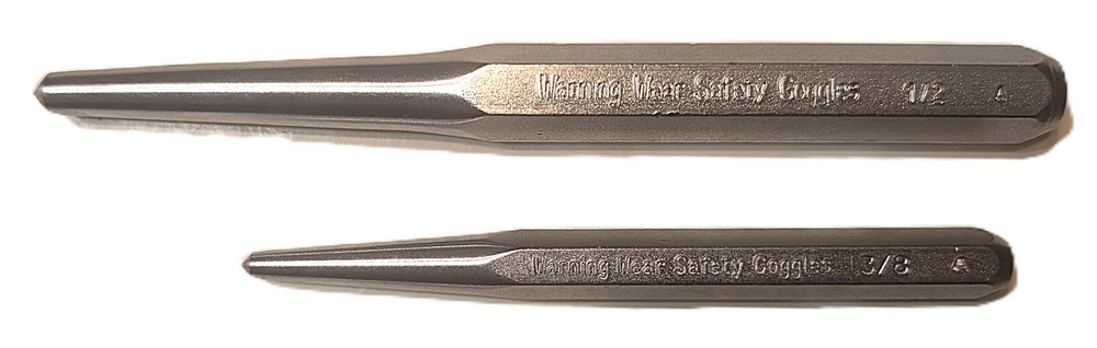 Craftsman & K-D Alignment Set - Pin Punches, Center Punches and Chisel