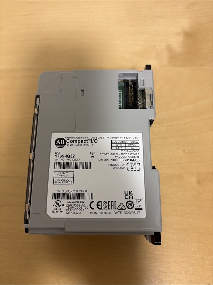 AB 1769-IQ32 /A CompactLogix 24V DC Input Module 1769IQ32