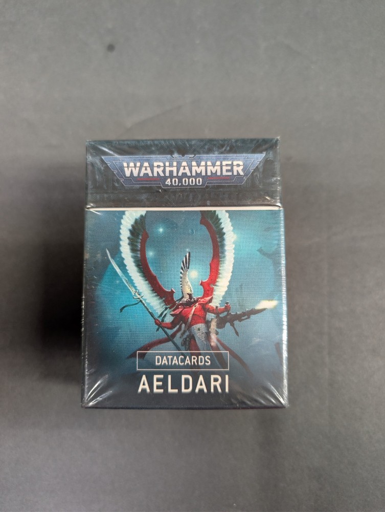 Games Workshop Warhammer 40K Aeldari Datacards New Sealed