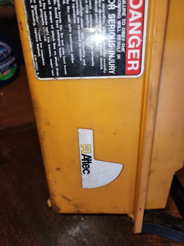 Altec Derick Digger Remote Controller Winch Augger Remote Control