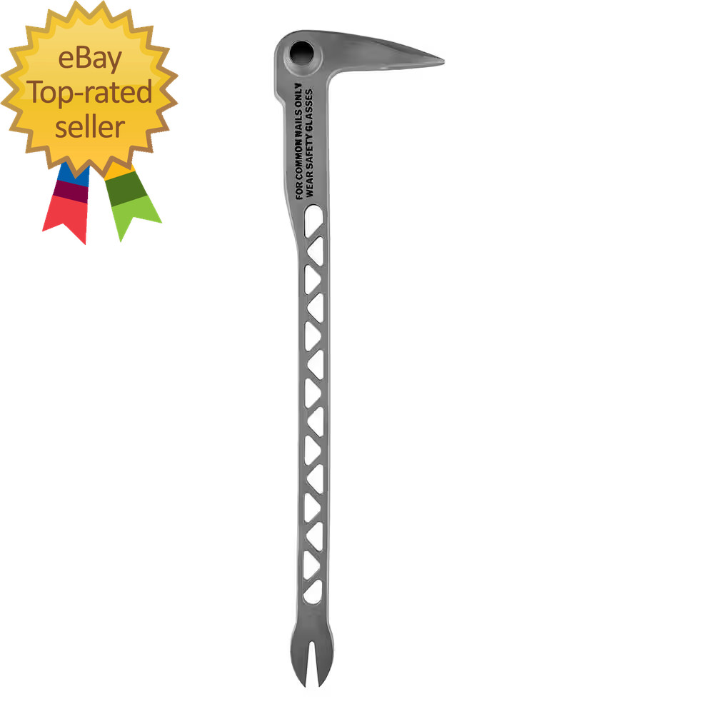 12 In. Titanium Clawbar Nail Puller with Dimpler