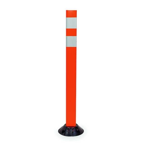 Delineator Post, Polyurethane, High-Intensity Prismatic, 36" Height, 3.5 Lb,
