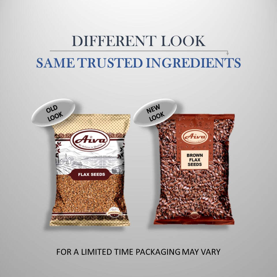 Aiva Brown Whole Flax Seeds