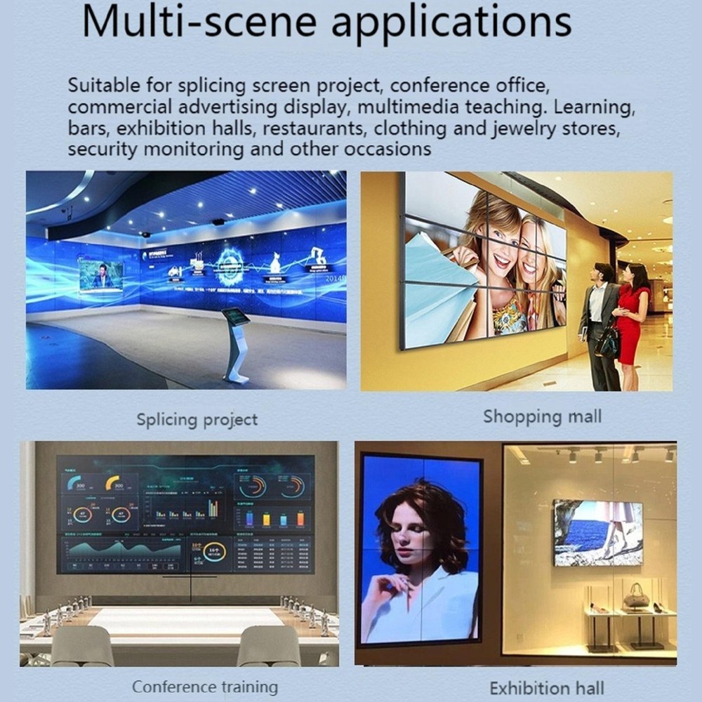 1 in 9 out HDMI Video Wall Controller Processor 4K DVI HDMI 1X9 Screen Splitter