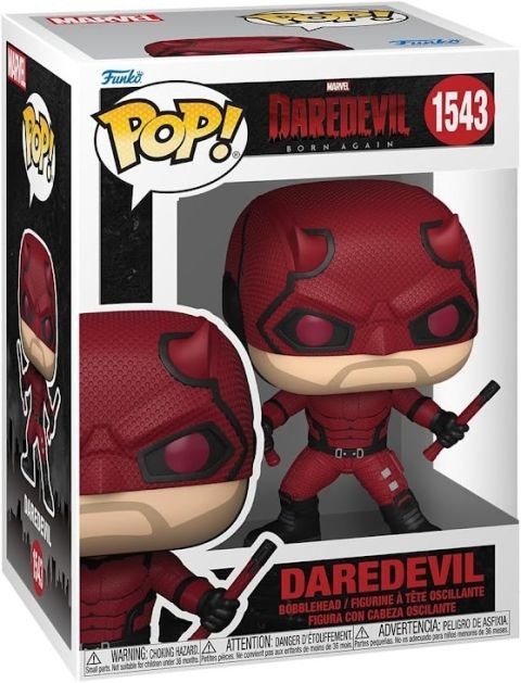 Funko Pop Daredevil Born Again: Daredevil Figure w/ Protector