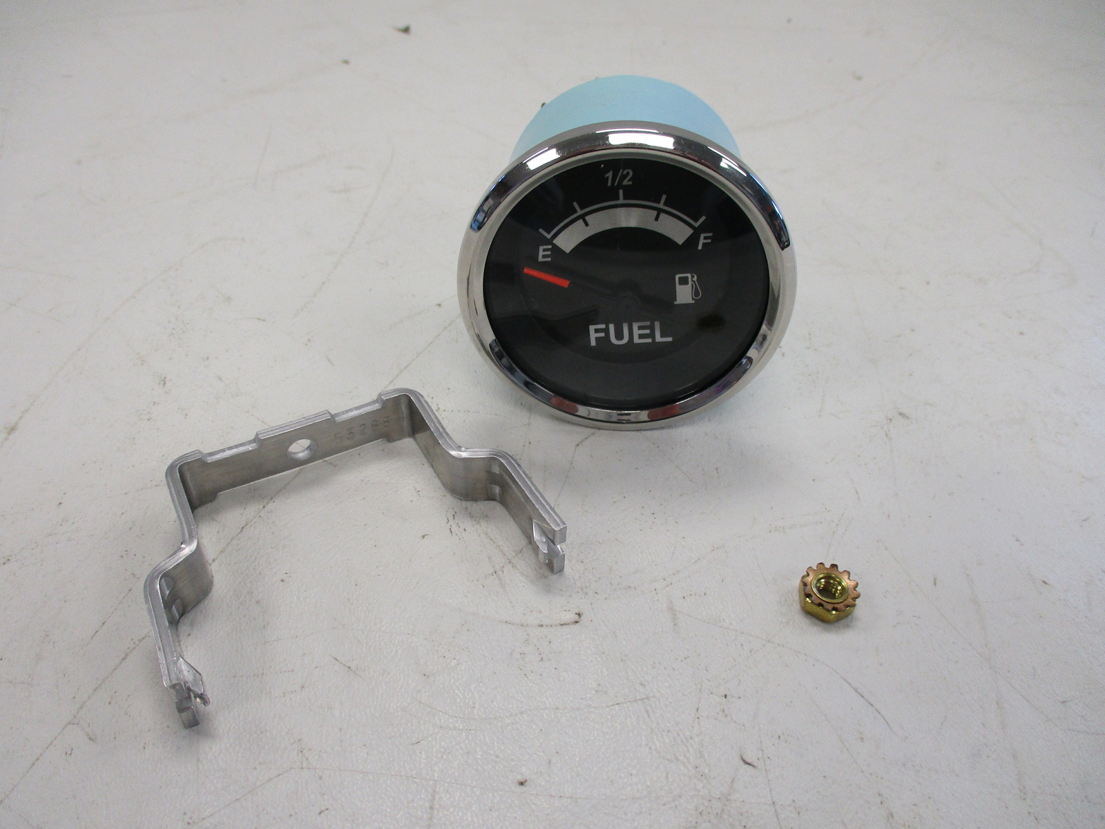 TELEFLEX FUEL GAUGE BLACK 67021F MARINE BOAT