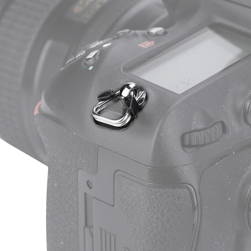 4pcs Triangular Split Rings for Camera Back Belt Strap Buckle Accessories