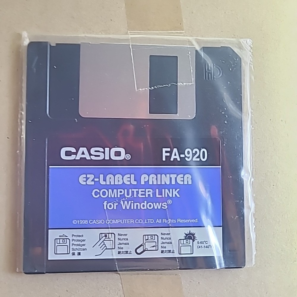 Vintage Casio Label It! KL-8100PLUS Printer Sharp Wizard OZ-630 Organizer Bundle