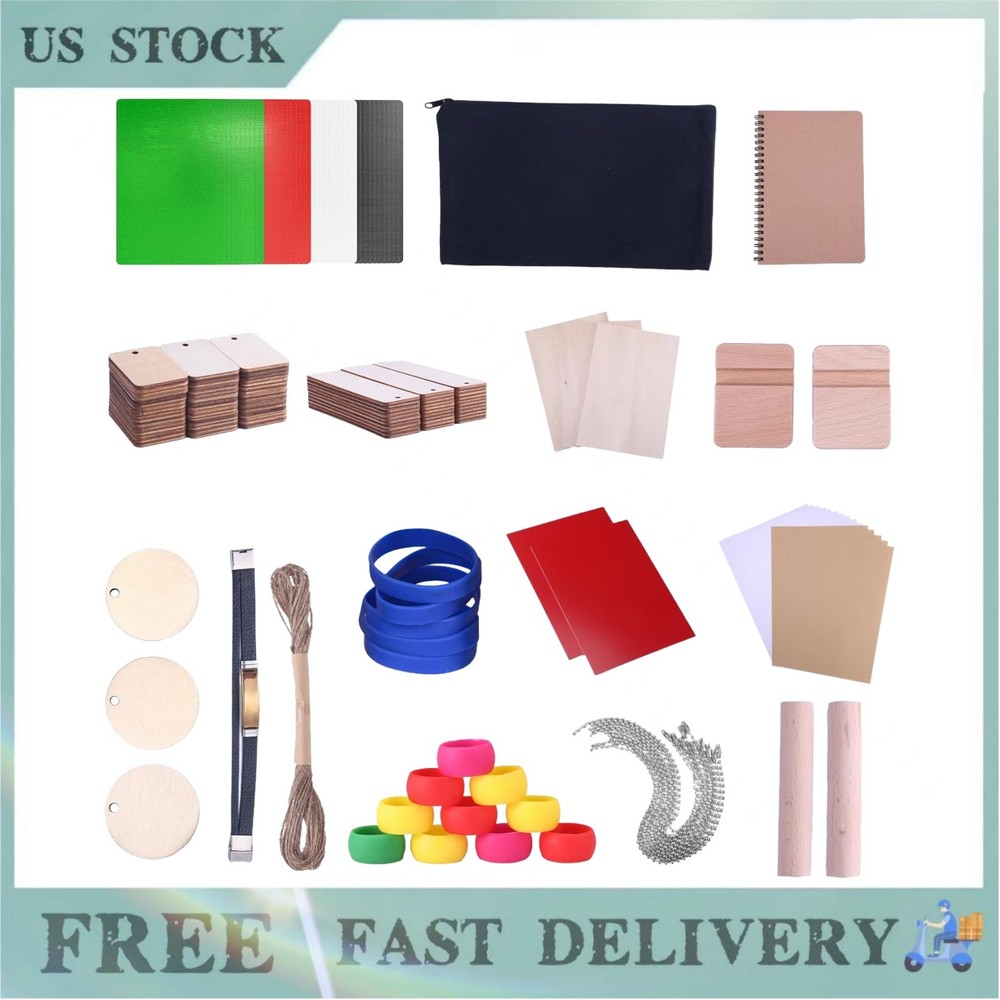 175Pcs LONGER Laser Engraving Material Kit Material Suitable for beginners NEW