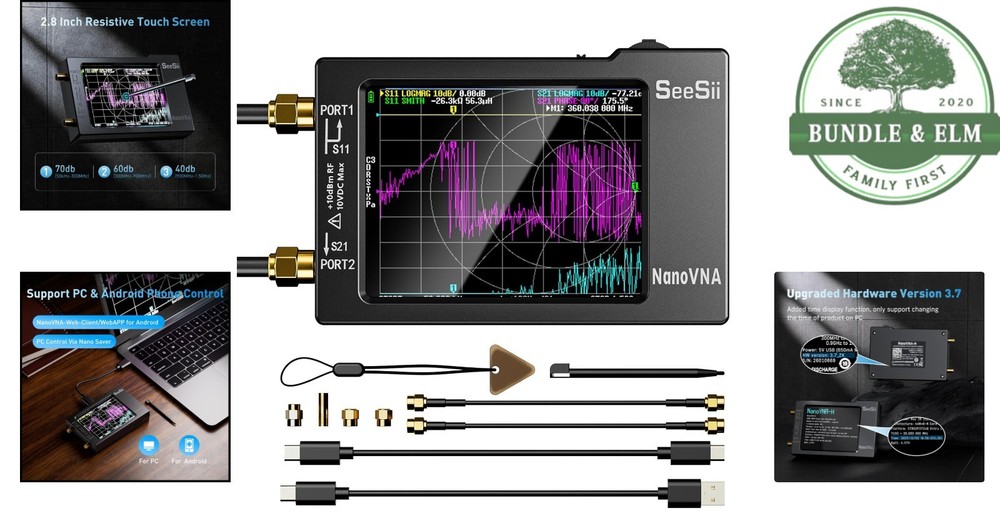 User-Friendly Vector Network Analyzer with Android and PC Software Support