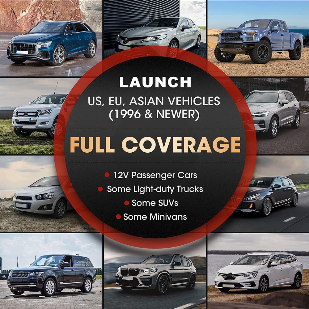 Launch CRP129X Car Diagnostic Tool Auto OBD Scanner Code Reader TPMS SRS SAS EPB