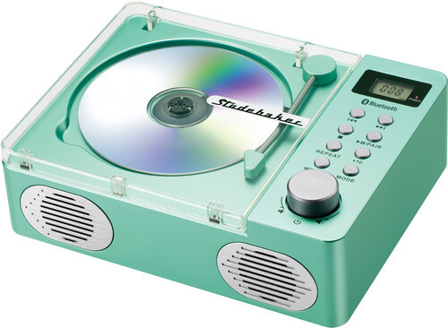 Studebaker SB3720TE Retro CD Player with Bluetooth (Teal) [New ] Bluetooth