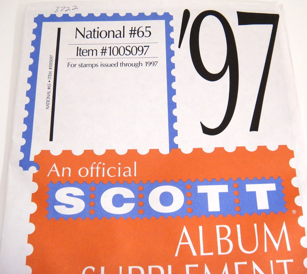Scott 1997 US National Stamp Album Supplement 65 100S097 NOS