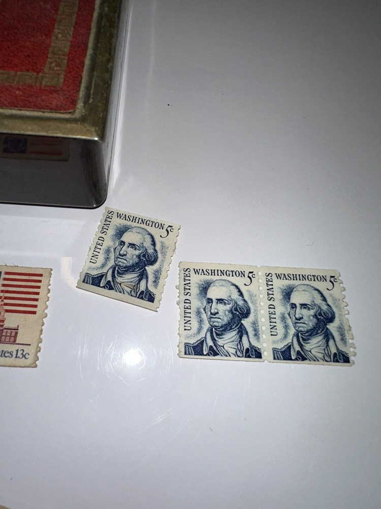 Small Stamp Collection, With A Stamp Box