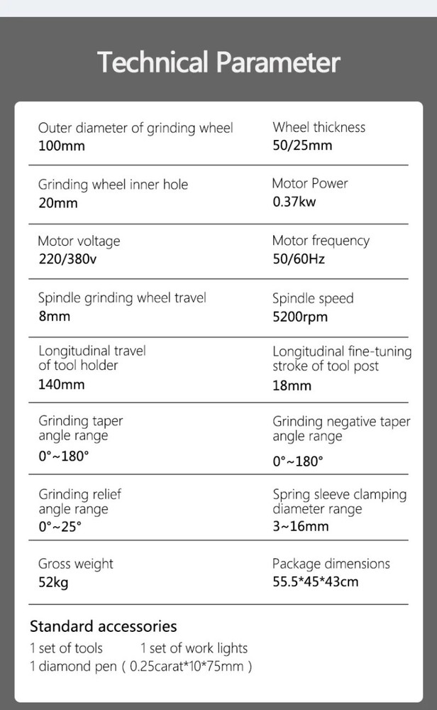 U2 Universal Knife Grinding Machine Multifunctional Precision Engraving Knife