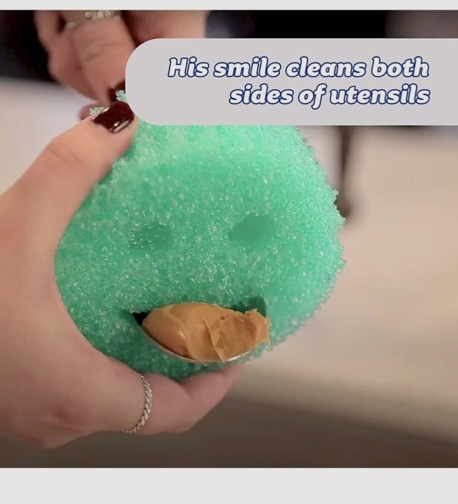 Scrub Daddy Colors Flex Texture Scrubber Sponges, 8 Pack
