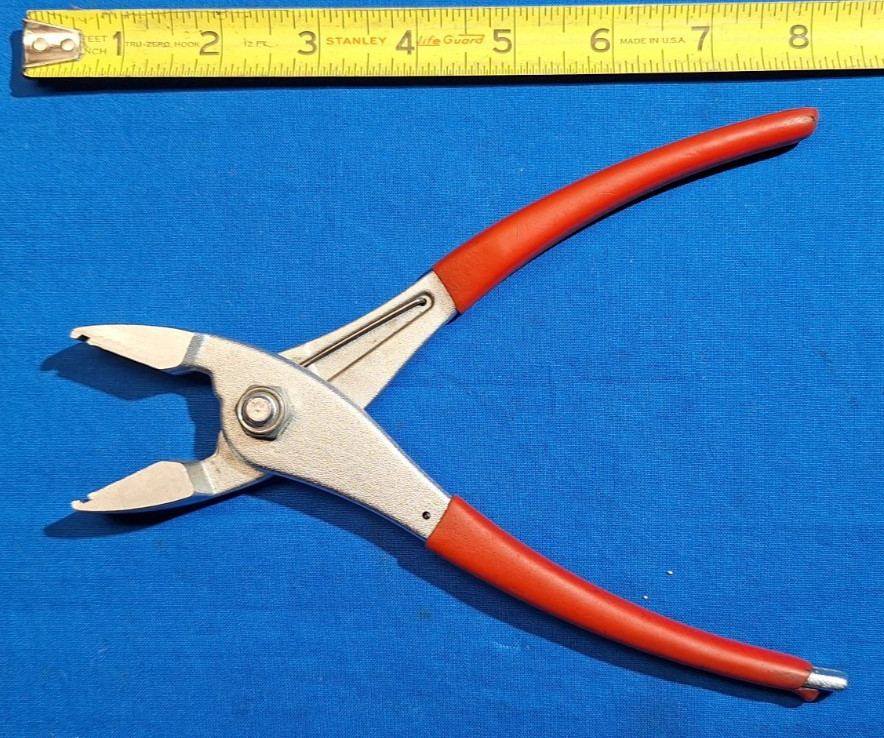 Mac Tools Multi Direction Hose Clamp Pliers SD1118 Spring Loaded Red Grip Tool