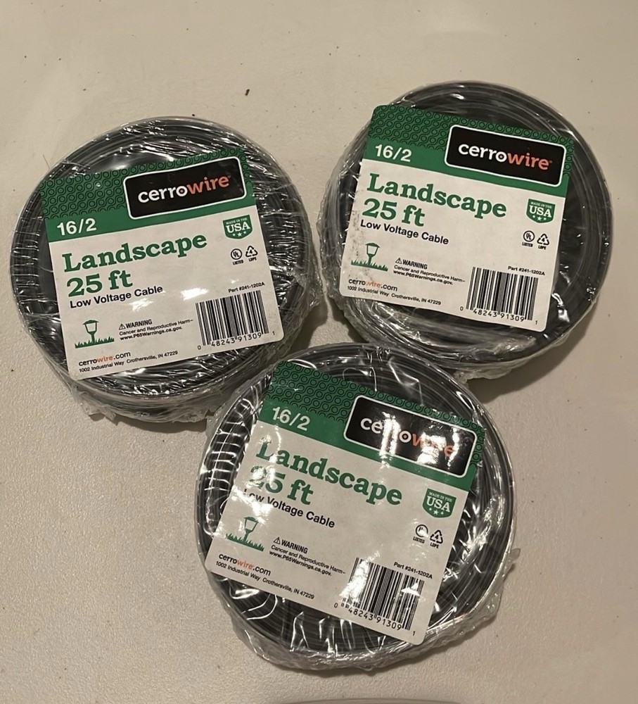 Cerrowire 25ft 6 Gauge Stranded 3 Pack