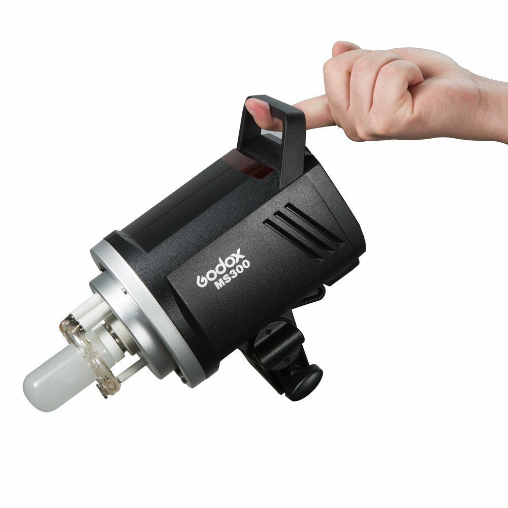 US Godox MS300 300Ws 110V Flash Monolight Studio Head Light Bowens+95cm Softbox