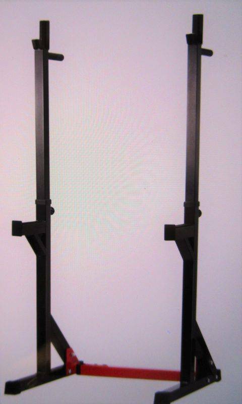 Ollieroo Multi-Function Barbell Rack/Dip Stand Height Adjustable Squat Rack ...