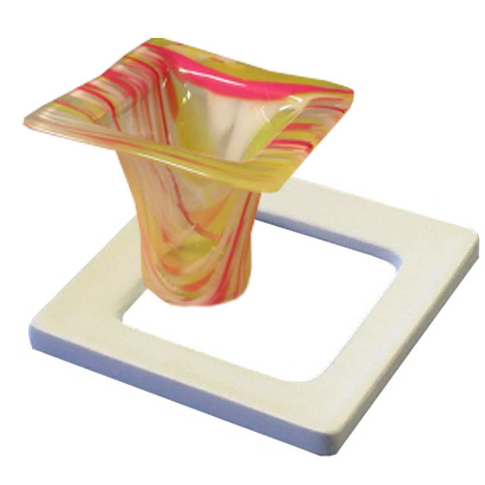 6"SQ.-Deep 1" Drop Mold Glass Fusing