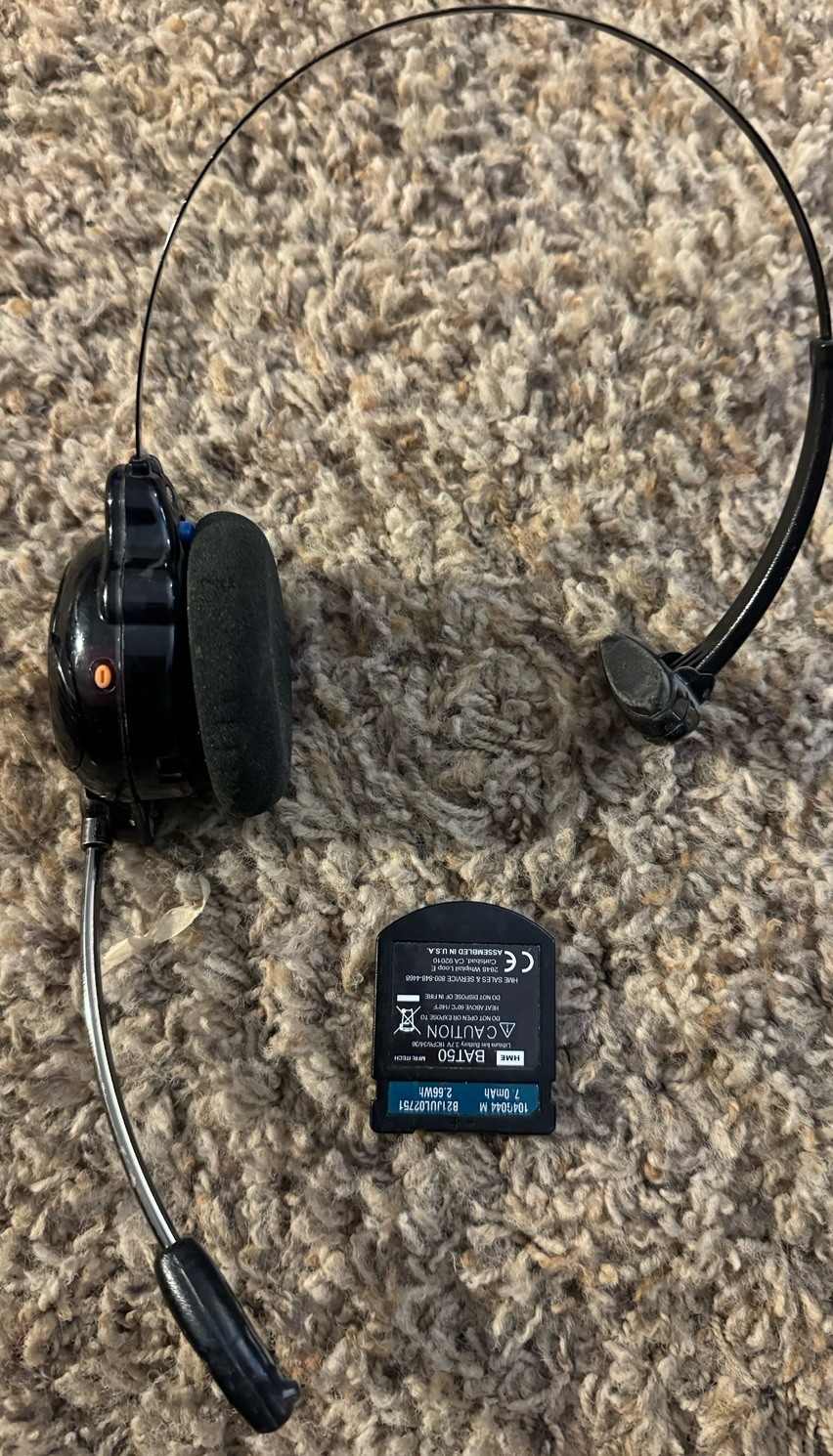 HME HS6200 Wireless Headset Drive Thru w/Battery